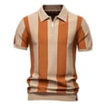 thumbnail image 1 of Polo de manga corta para hombre para vacaciones: cuello con solapa, poliéster-spandex, ajuste informal (S-XXL), 1 of 7