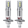 thumbnail image 2 of SPRING 2pcs H1 LED Car Headlight Bulbs Conversion Kit Fog Lamp DRL 6000K 160W 12000LM Super Bright Daytime Running Light H1, 2 of 8