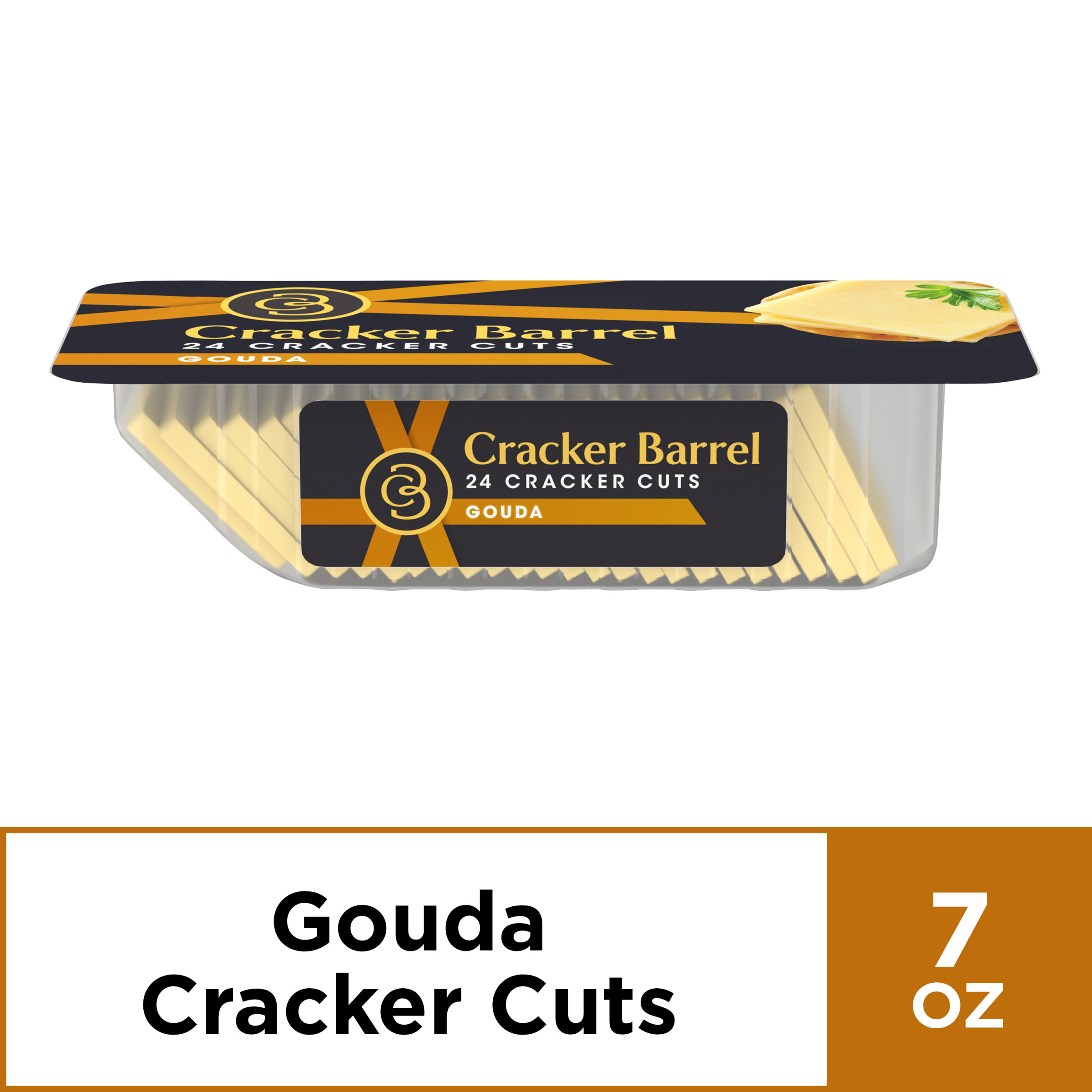 Cracker Barrel Gouda Cracker Cuts Cheese, 7.0 oz Package
