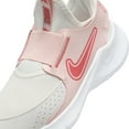 thumbnail image 2 of Nike Flex Runner 3 Little Kids' Shoes FN1449-104, Summit White/Echo Pink/Magic Ember Size 13, 2 of 3