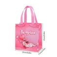 thumbnail image 3 of Antqov Valentine Gift Bags with Handles, Non-Woven Valentine's Day Gift Bags, Reusable Tote Bags for Party Holiday Wedding Supplies, 3 of 6