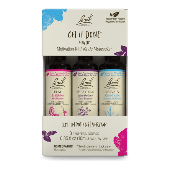 Bach Original Flower Remedies, Get it Done Kit (Non-Alcohol Formula) 