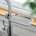 thumbnail image 4 of Soporte para esponja de fregadero de Welltouring, estante de almacenamiento para grifo, estante para ducha para cocina y baño, para colgar, 4 of 6