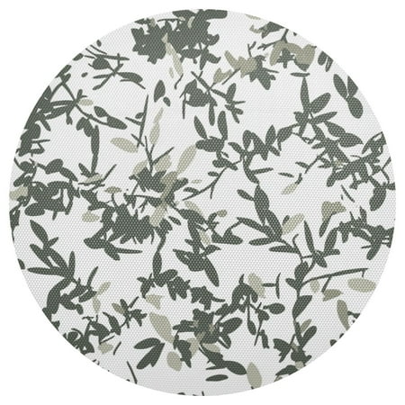 

Lush Foliage Pattern 6-Piece 15.4in Durable PVC Plate Mats Heat-Resistant for Parties and Dining