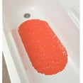 thumbnail image 2 of Bubbles Non-Slip Oval Bathtub Mat Solid Orange 28 L x 15 W, 2 of 4