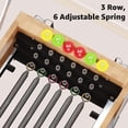 thumbnail image 4 of Pilates Reformer Machine, Wooden Reformer Pilates Machine with Tower & Mat, 2-in-1 Professional Pilates Equipment for Home Gym and Studio, Includes Sitting Box, Jumpboard, 4 of 10