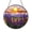 Acrylic 3.5 Inch, variant on Purple Sunset Sky over Lavender Field Stained Glass Suncatcher, Round Scenic Window Hanging Decor, Nature Inspired Art Glass Panel Accent, Thoughtful Gift Idea