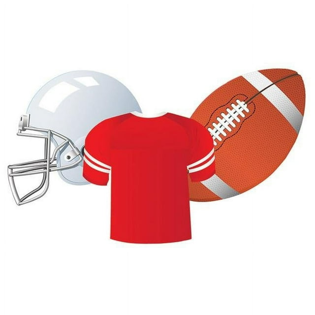 Eureka EU-841258-6 Découpes de Football Assorties - Lot de 6