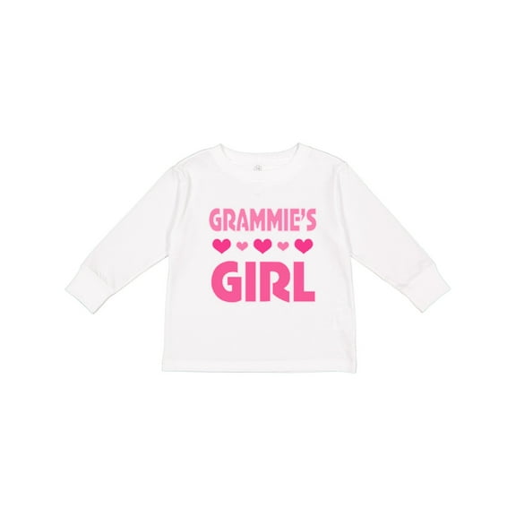 Inktastic Grammie Girl Granddaughter Girls Long Sleeve Toddler T-Shirt
