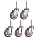 thumbnail image 1 of Ruedas para cuna de 5 piezas, para muebles suaves de primera calidad, ruedas universales silenciosas 5 cm de diámetro Zulema Rueda de cuna, 1 of 8