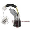 thumbnail image 2 of Suitable for 107 C1 N0501412 N0502200 Ignition Barrel Lock with 2 Keys, 2 of 5