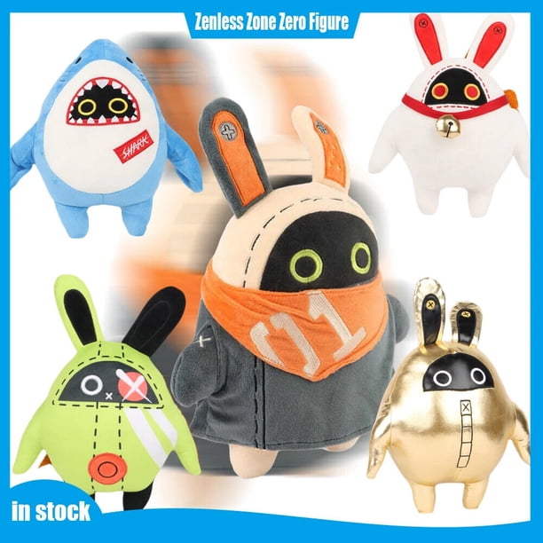 Zenless Zone Zero Bangboo Figurine Plush Toy, Anime Bolster Rabbit