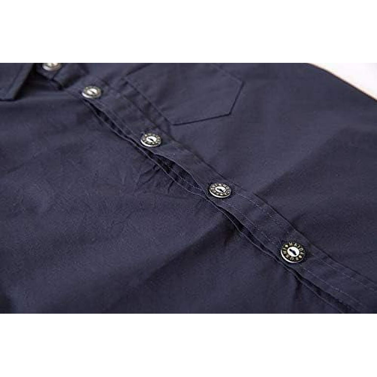 toddler navy blue button up shirt
