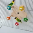 thumbnail image 4 of Pet Budgies Cage Feeder Toy for Multiple Birds Rotating Training Colorful Wheel, 4 of 9