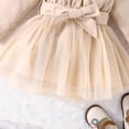 thumbnail image 6 of Tiijoy Infant Girls Long Sleeve Jacket Dress Fall Winter Mesh Princess Dress, Sizes 18-24M, 6 of 7