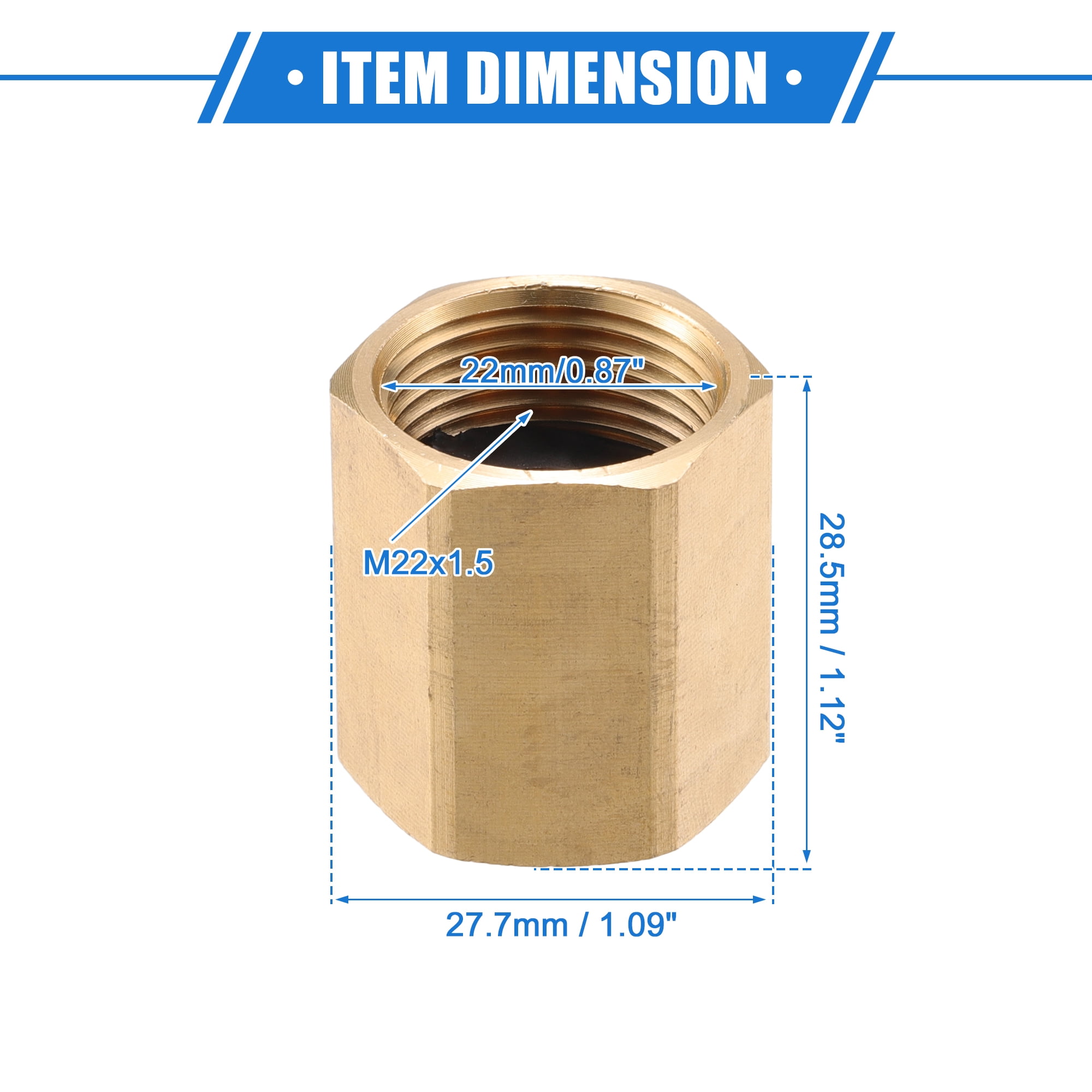 Unique Bargains Pressure Washer Connector M22x1.5 Adapter for Pressure Washer