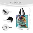thumbnail image 3 of Disketp Stylish Sunglasses Iguana Bolsa Tote de Lona para Mujer, Bolso de Hombro y Cruzado con Cierre de Cremallera, 3 of 7
