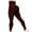 Brown, variant on TJAZFJPA Stirrup Leggings Women Leggings for Women Ruched Workout Seamless Leggings Lift Booty Lifting Leggings Yoga Pants High Wasited Workout Leggings with Pockets 7/8 Yoga Pants Women Flare Tall