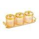 thumbnail image 1 of Plato para servir aperitivos de frutos secos, caja de almacenamiento de alimentos de lujo, contenedores para frutos secos Oro, 1 of 9