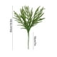 thumbnail image 3 of Enredadera decorativa de plástico para Navidad, 1 rama de pino artificial de 50 cm, tallos de pino verde artificial, ramas de pino verde artificiales para Navidad, decoración navideña para el hogar, d, 3 of 6
