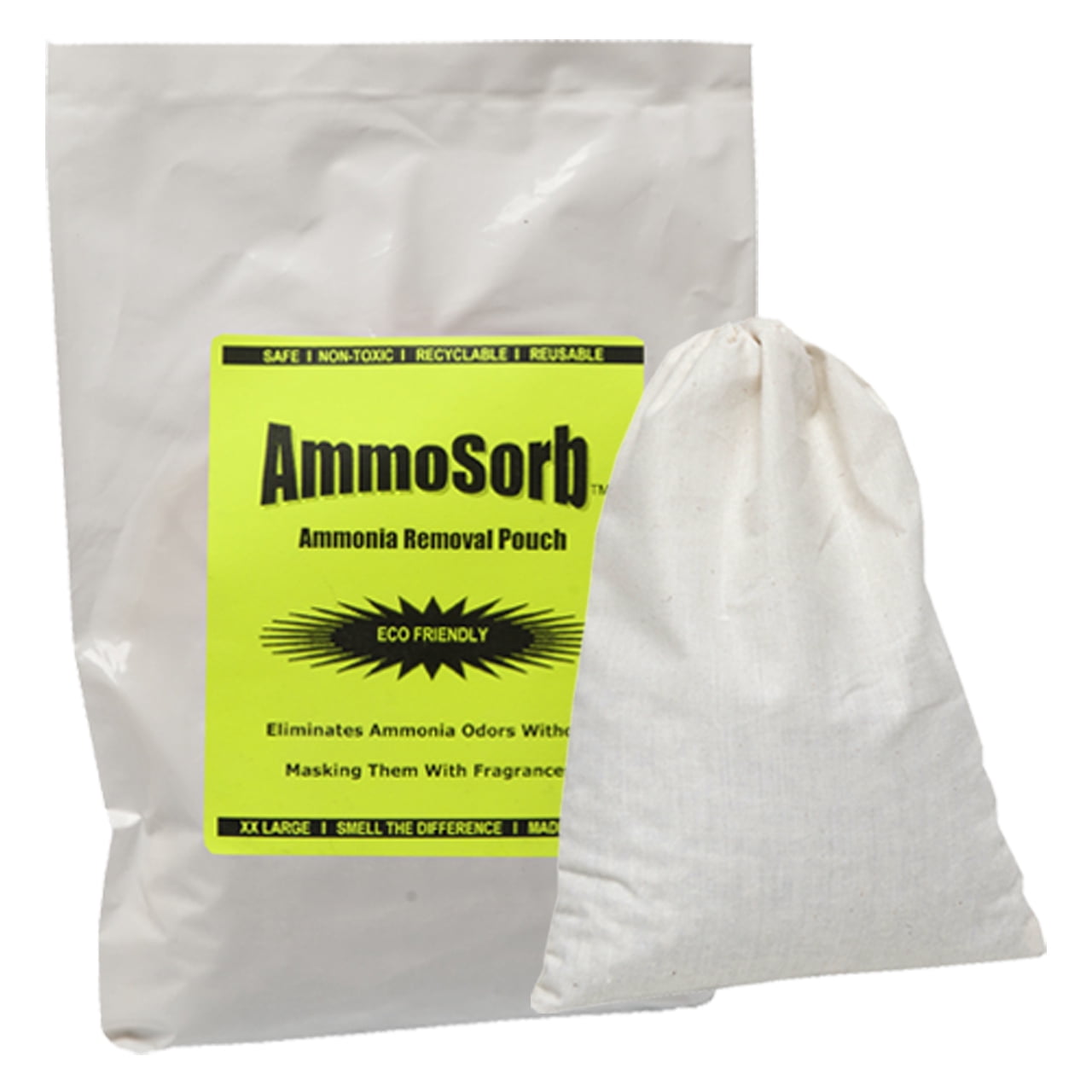 AMMOSORB Reusable Ammonia Smell Removal Deodorizer Pouch Treats 300 Sq. ft.