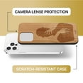 thumbnail image 6 of Case Yard Wooden Case Outside Soft TPU Silicone, Slim Fit Shockproof Wood Protective Phone Cover for Girls Boys Men and Women, Supports Wireless Charging Mystic Lady Design case for iPhone-12/12-Pro, 6 of 7