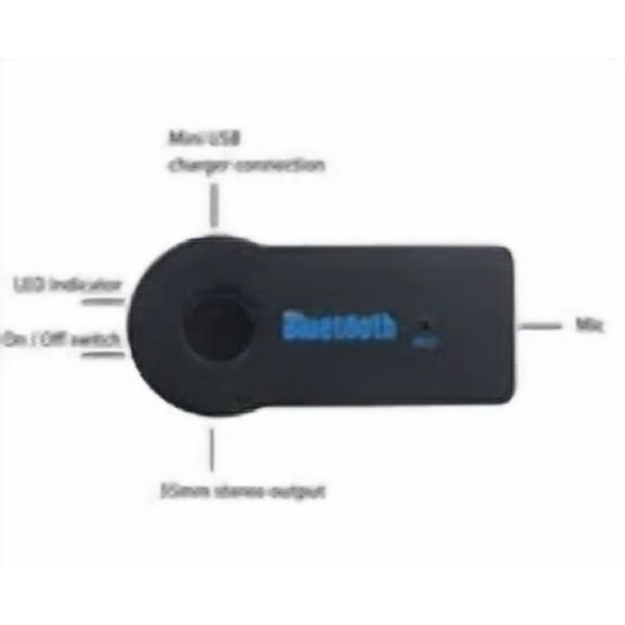 Receiver Bluetooth Dongle Adapter Audio Aux Stereo For Car Truck Van Motocycle