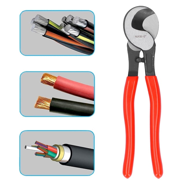 Insulation , Ordinary Cable Cutter HJ130 Hardware Convenient For Below 70mm² For Copper And Aluminum Cables