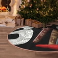 thumbnail image 5 of Xecao Books1 Pattern Christmas Tree Skirt Holiday Part Decorations for Christmas Tree, Farmhouse Christmas Decor Xmas Holiday Home Party Decorations-48", 5 of 6