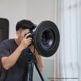 thumbnail image 4 of Godox Godox R200-RHC30 Ring Flash Diffuser with 30° Honeycomb Grid, Black Metal Adjustable Light Modifier, 4 of 4