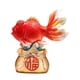 thumbnail image 2 of Estatua de Feng Shui chino, adorno de mesa, escultura decorativa KOI de buena Bolsa dorada, 2 of 9