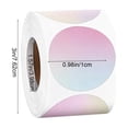thumbnail image 3 of 500 Pack 1 Inch Colored Dot Stickers for Decoration, Labels, and Craft Projects, 3 of 7