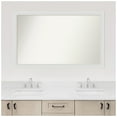 thumbnail image 7 of Amanti Art Custom Framed Wall and Bathroom Mirror (30 x 48 in.), Flair Soft White Frame, 7 of 7
