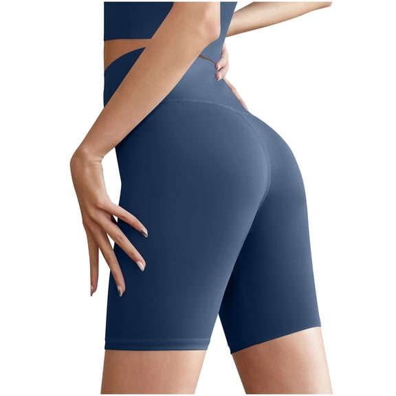 Gamivast Gym Shorts Women Butt Lifting High Waist Yoga Shorts Stretchy Tummy Control Comfy Workout Shorts Womens Casual Clothes
