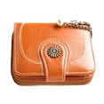 thumbnail image 2 of Cartera corta de almacenamiento Sonducket de Cuero PU Monedero Portatarjetas Amarillo Naranja BB6693-05, 2 of 6