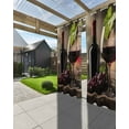 thumbnail image 3 of nqOlkjepod Outdoor Curtains for Patio Waterproof, Purple Wine Outdoor Privacy Panels Grommet, Farmhouse Casks Vintage Blackout Outside Curtains for Porch/Cabana/Pergola/Gazebo 54"x84", 2 Panels, 3 of 8