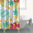 thumbnail image 6 of 72x72 Inch Fabric Shower Curtain Waterproof Polyester, Daisy Floral Print, 6 of 6