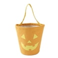 thumbnail image 1 of Seau de Rangement Alimentaire Halloween pour Bonbons en Toile Citrouille Réutilisable Portable Multifonction Meilleur Cadeau de Fête Halloween, 1 of 7
