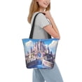 thumbnail image 2 of Salouo Majestic Fantasy Castle for Shoppers Tote for Women Foldable Handbags with Big Capacity Casual One-Shoulder Shopping Bag Hobo Bags Fit for Office/Shopping/Park, 2 of 6