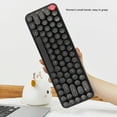 thumbnail image 3 of Retro Typewriter Keyboard and Mouse Combo, 68 Keys 2.4GHz  Gaming Keyboard, 800 1200 1600 DPI Adjustable Mouse, Battery Powered, for  for Vista OS, 3 of 8