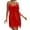 Red, variant on Bigersell Prom Dresses for Women Fashion Strap Crew Neck Sequin Sleeveless Solid Mini Dress Party Dress Plus Midi Dress Style 20931, Female Extra long Dresses Gold One Size