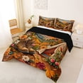 thumbnail image 2 of Catabedysis Autumn Camping Full Size Comforter Sets,Fall Tent Print Bedding Comforter Set For Boys,Multicolor,Black Reversible,3pcs,1 Comforter and 2 Pillowcases, 2 of 7