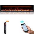 thumbnail image 3 of Clihome  42-88" Recessed Wall-Mounted Smart Control Electric Fireplace 88 in., 3 of 5