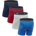 thumbnail image 2 of Fruit of the Loom Mens Premium COOLZONE Boxer Briefs, Assorted 4 Pack, Large, 2 of 6