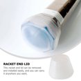 thumbnail image 4 of Miangastore Tennis Racket Handle Cover Shockproof Racket Handle Cover Silicone Cover for Racket (White), 4 of 9