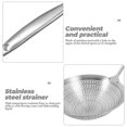 thumbnail image 2 of Large Stainless Steel Fine Mesh Strainer with Reinforced and Lengthened Handle Designed for Chefs and Kitchen(Silver), 2 of 3