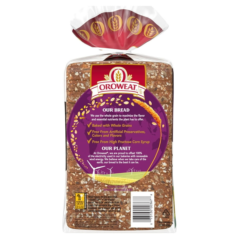 Oroweat Whole Grains Healthy Multi Grain Bread Loaf, 24 Oz, 41 OFF