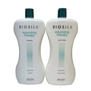 Biosilk Volumizing Therapy Shampoo & Conditioner Liter Duo 34 oz