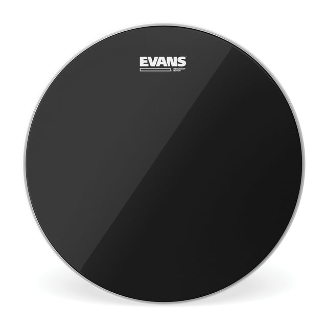 Drumhead Evans Resonant Black de 12 pulgadas