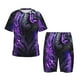 thumbnail image 1 of Balery Purple Plant White Tiger Conjunto de Pijama Infantil de Manga Corta con Estampado – Ropa de Dormir de Algodón Suave-Medium, 1 of 6